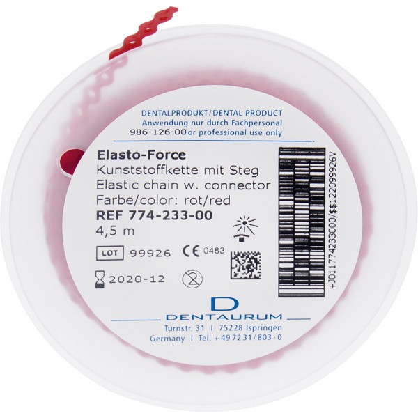 Elasto-Force Plastic Chain With/Without Short Connector - 1 roll
