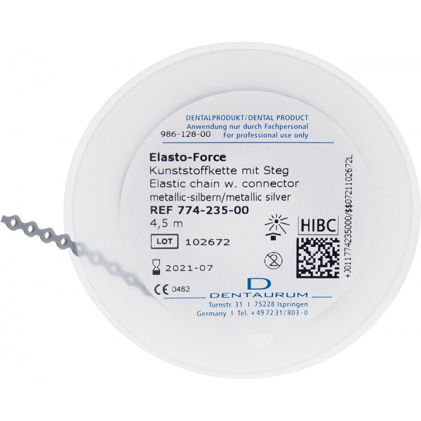 Elasto-Force Plastic Chain With/Without Short Connector - 1 roll