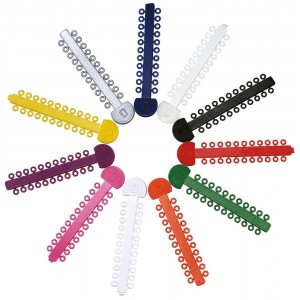 Dentalastics ® Personal Colored Plastic Ligatures/Assortment - 1 assortment