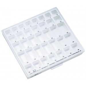 Trays With Lids And Inserts For Band Cabinet - Dentaform ® - 1 piece