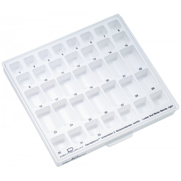 Trays With Lids And Inserts For Band Cabinet - Dentaform ® - 1 piece