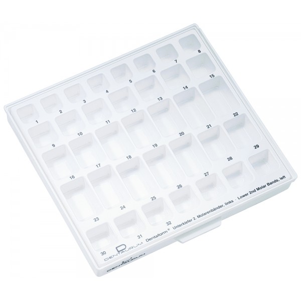 Trays With Lids And Inserts For Band Cabinet - Dentaform ® - 1 piece