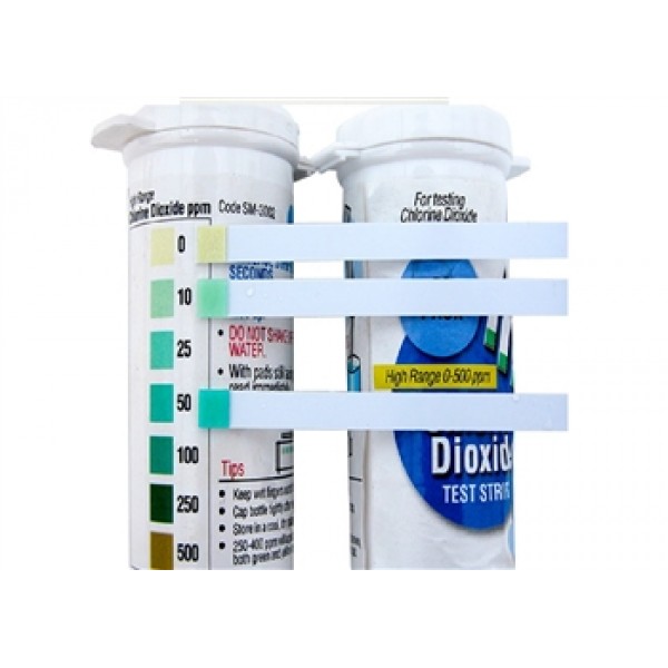 Chloride Dioxide SMT Wide Range PPM Test Strips, 50/bottle