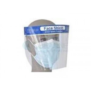 Face Shields with Padding, Adjustable Head Harness, 5/pack