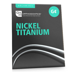 G4 Nickel Titanium Archwires, Trueform I and II, Dimpled - 25/pk - G&H Orthodontics
