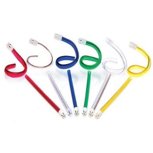 Flexo® Disposable Plastic Saliva Ejectors - Rainbow Pack, fixed tips (1000 – 200/ea)