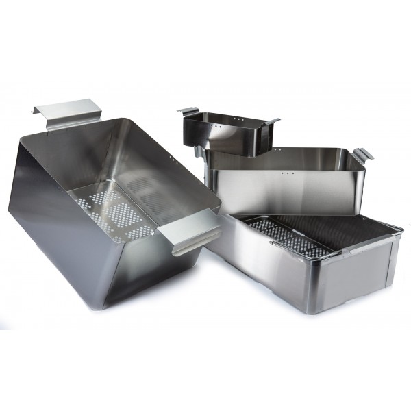 S.S Cassette Rack (Holds 3 large or 6 small cassettes)