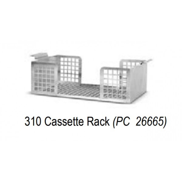 310, 310R Cassette Rack (Holds 3 Large Cassettes or 6 Small Cassettes)