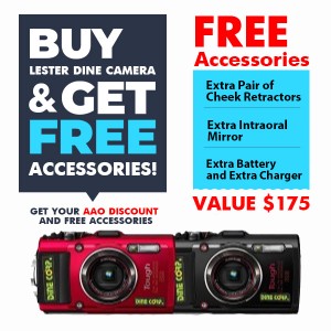 PROMO - Lester Dine Camera w/ Accessory Kit + Extra Rechargeable Battery & External Charger ($175 value)