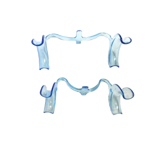 Cheek Retractors with Tongue Guard - Intraoral - Blue