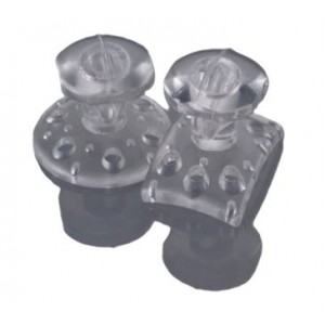 EZ Fit Clear Transparent Composite Bondable Lingual Buttons (10)