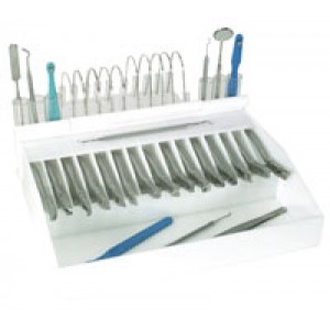 #0103 - Plier Rack (White Plastic - Drawer Type)