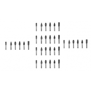#0410 Laboratory Carbide Burs (3/32" Shank)