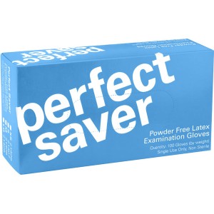 Perfect Saver Powder-Free Latex Gloves (100 ct)