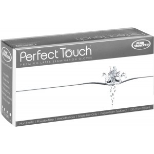 Perfect Touch® Powder-Free Non-Chlorinated Latex Gloves (100 ct)