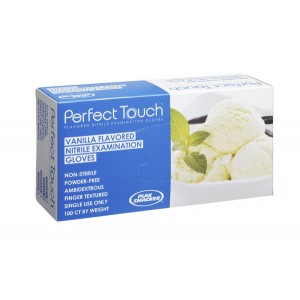 Perfect Touch® Vanilla Flavored Nitrile Exam Gloves (100 ct)
