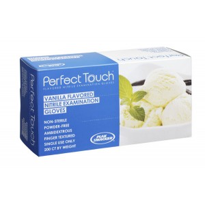 Perfect Touch® Vanilla Flavored Nitrile Exam Gloves (200 ct)