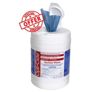 Opti-Cide3® Cleaning Wipes (100 wipes/canister)