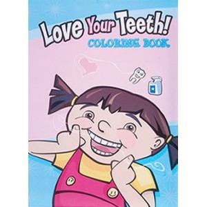 Love Your Teeth Coloring Book (12 ct)