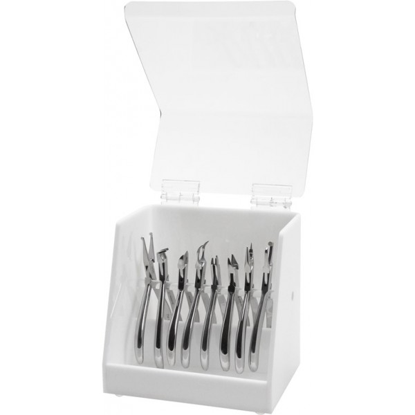 Upright Plier Organizer - Black, Clear, & White - Ortho Technology