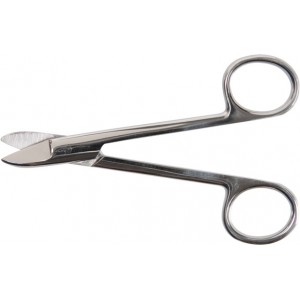 Trimming Scissors Curved/Straight 4-1/2" (1 ct)