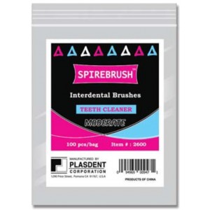 SPIREBRUSH™ Interproximal Flossing Brushes - bag of 100pcs