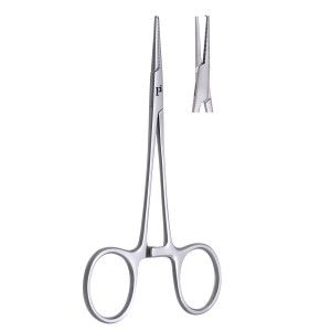 #0076 - Mosquito Hemostat with hook 