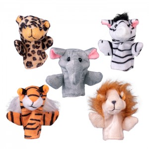 Wild Animal Finger Puppets - 36 assorted/pk
