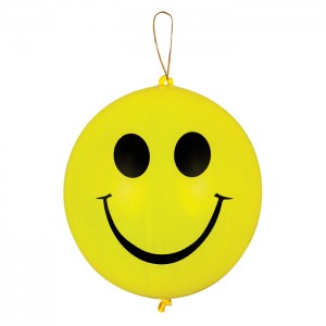 Smile Face Punch Balloons - 36 assorted/pk