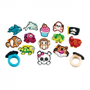 Rubbery Ring Assortment - 72/pk