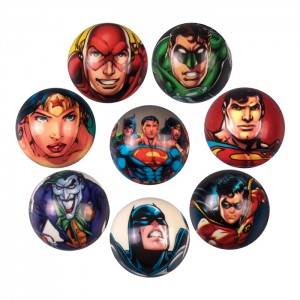 DC Comics 51 mm Foam Balls - 50 assorted/pk