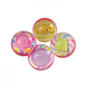 Candy Bounce Balls - 36 assorted/pk
