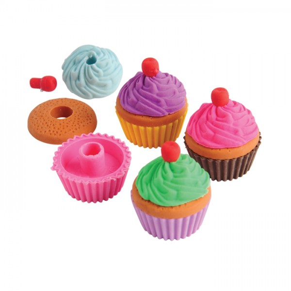 Cupcake Erasers - 36 assorted/pk