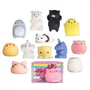 1.5" Squeeze Mochi Animal Assortment - 24/pk
