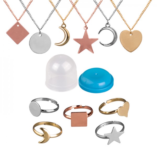 1" Capsule Simply Elegant Jewelery Assortment - 250/pk