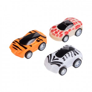 Animal Print Car Assortment - 12/pk