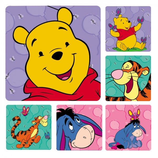 Winnie the Pooh Stickers - 100/roll (27408)