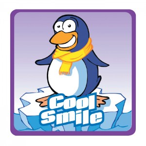 Cool Smile Sticker - 100/roll
