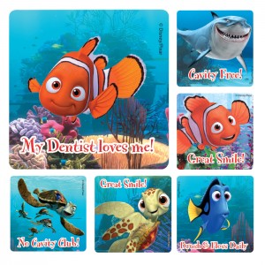 Finding Nemo Dental Stickers - 100/roll