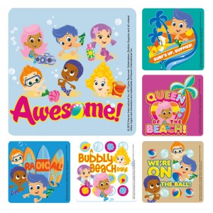 Bubble Guppies Stickers - 100/roll
