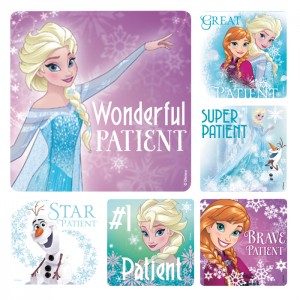 Disney Frozen Patient Stickers - 100/roll