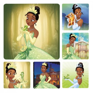 Disney Princess and the Frog Stickers - 100/roll