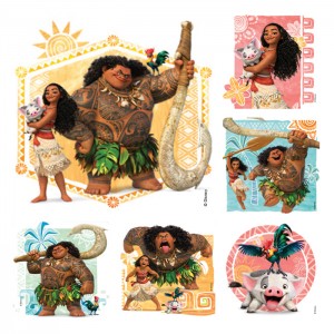 Disney Moana Stickers - 100/roll