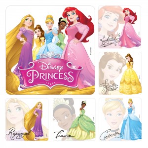 Disney Princess Autograph Stickers - 100/roll