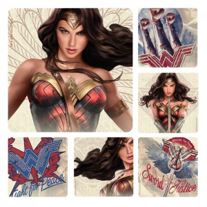 Wonder Woman Stickers - 100/roll