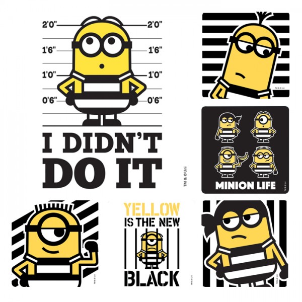 Despicable Me 3 Stickers - 100/roll