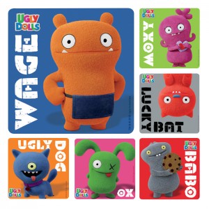Ugly Dolls Stickers - 100/roll