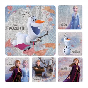 Frozen 2 Glitter Stickers - 50/roll