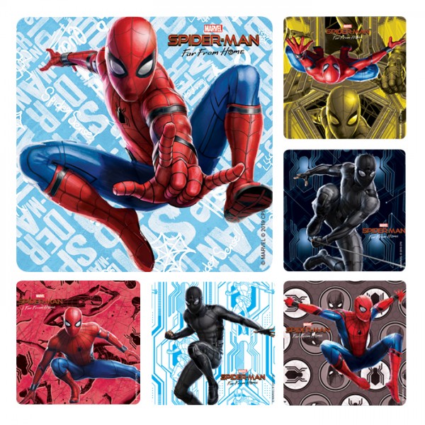 Spider-Man Far From Home Stickers - 100/roll