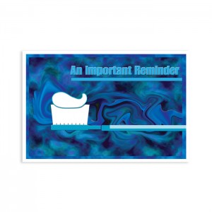 Blue Reminder Postcard - 250/pk